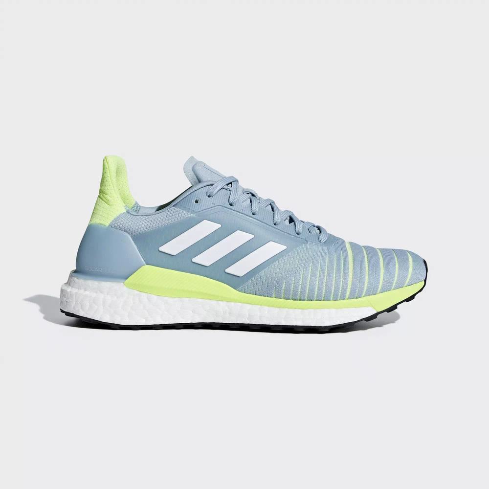 Adidas Solar Glide Tenis Para Correr Azules Para Mujer (MX-75096)